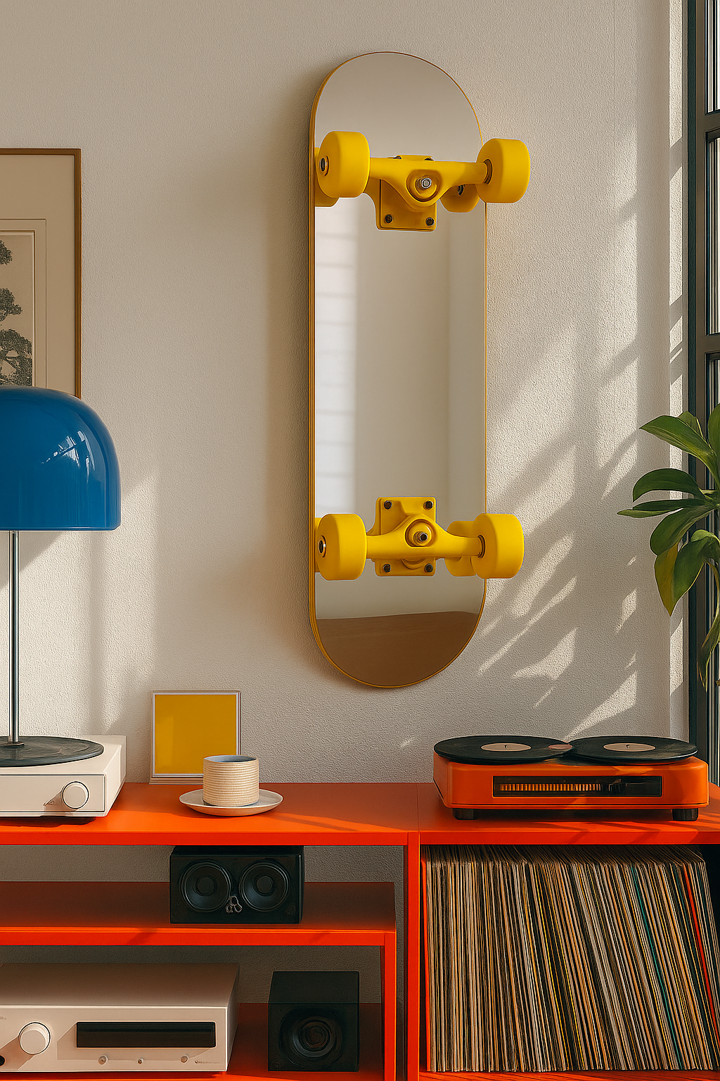 Skate Board Mirror